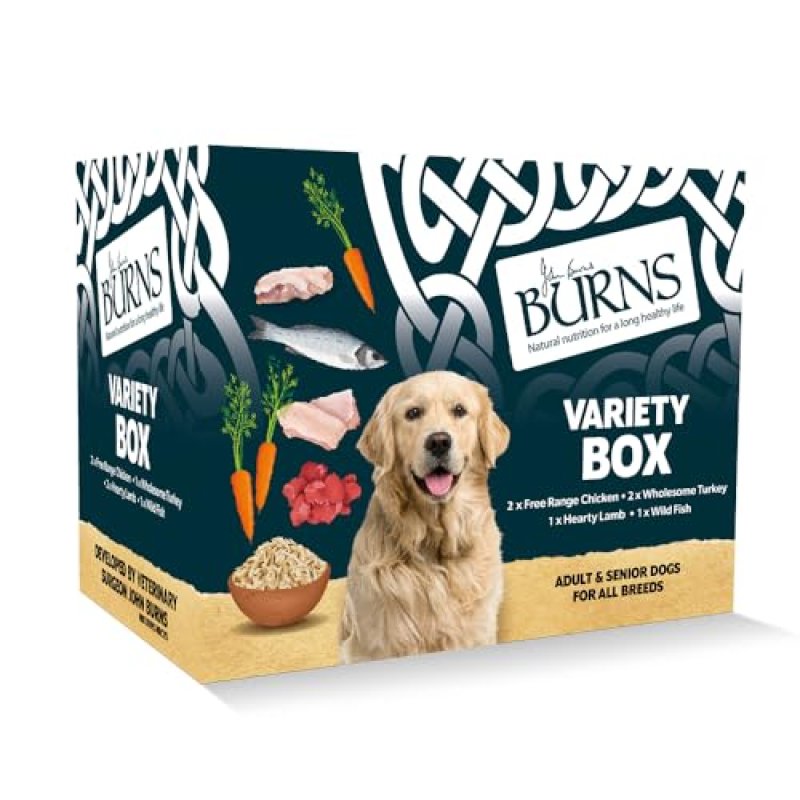 Burns Wet Dog Food Variety Box