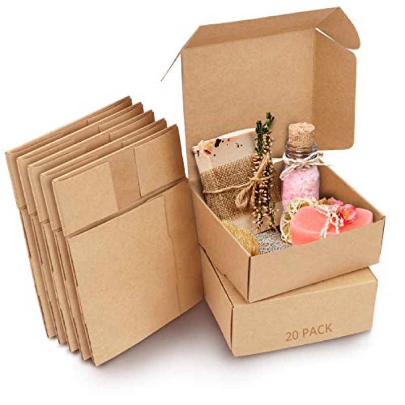 Kurtzy Kraft Gift Boxes with Lids