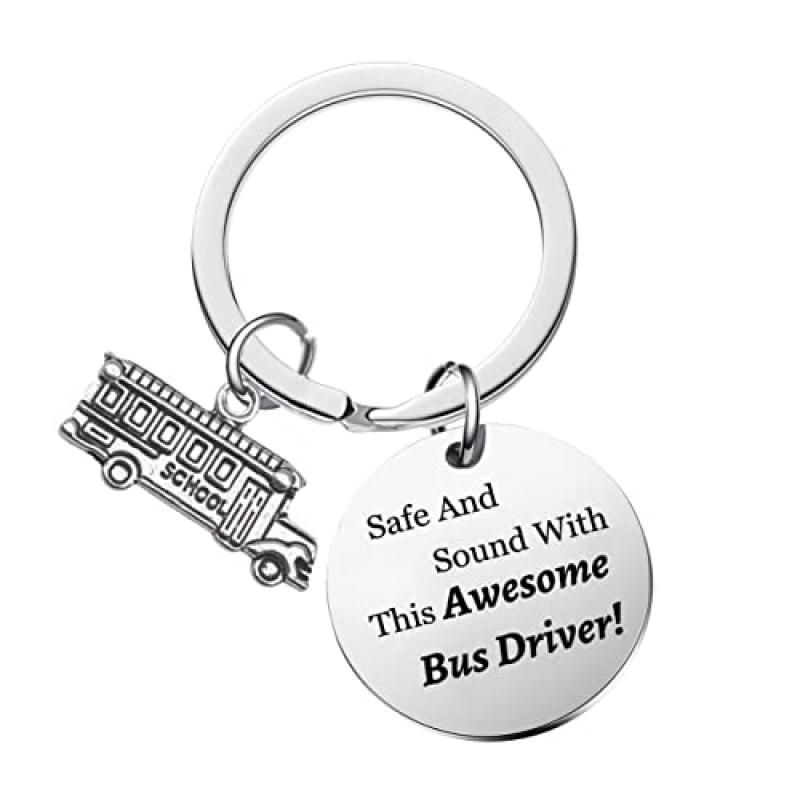 Bus Driver Keyring Gift