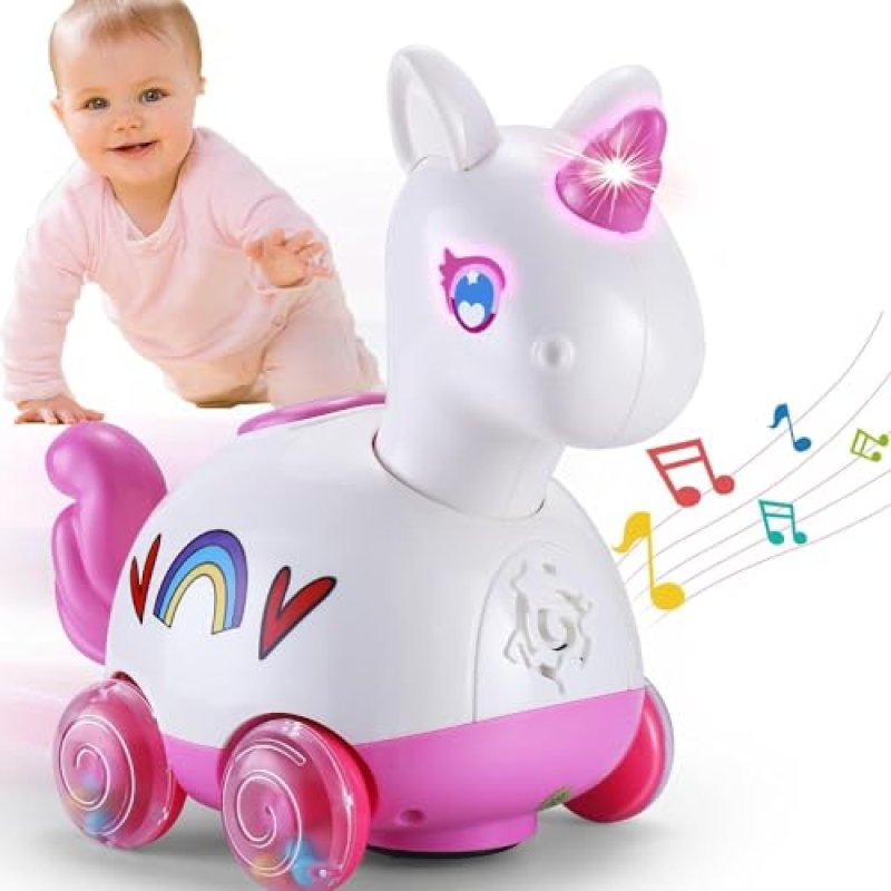 Musical Unicorn Crawling Toy