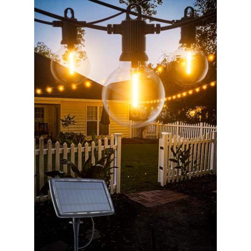 Zuske Solar Festoon Lights with LED Bulbs
