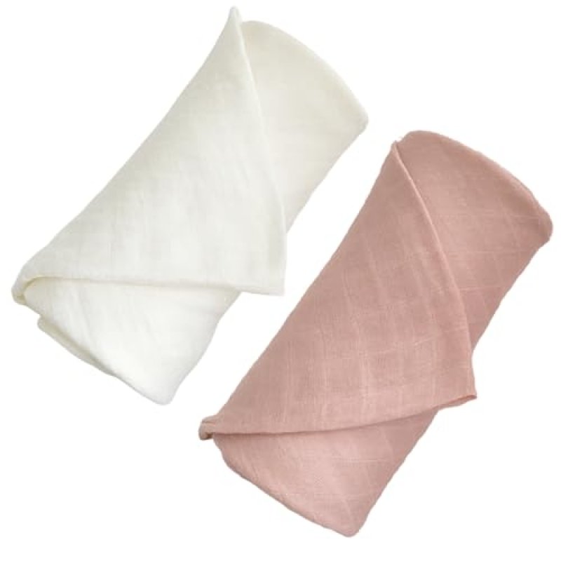 SGAVAHSG Muslin Cloths 2-Pack for Newborns