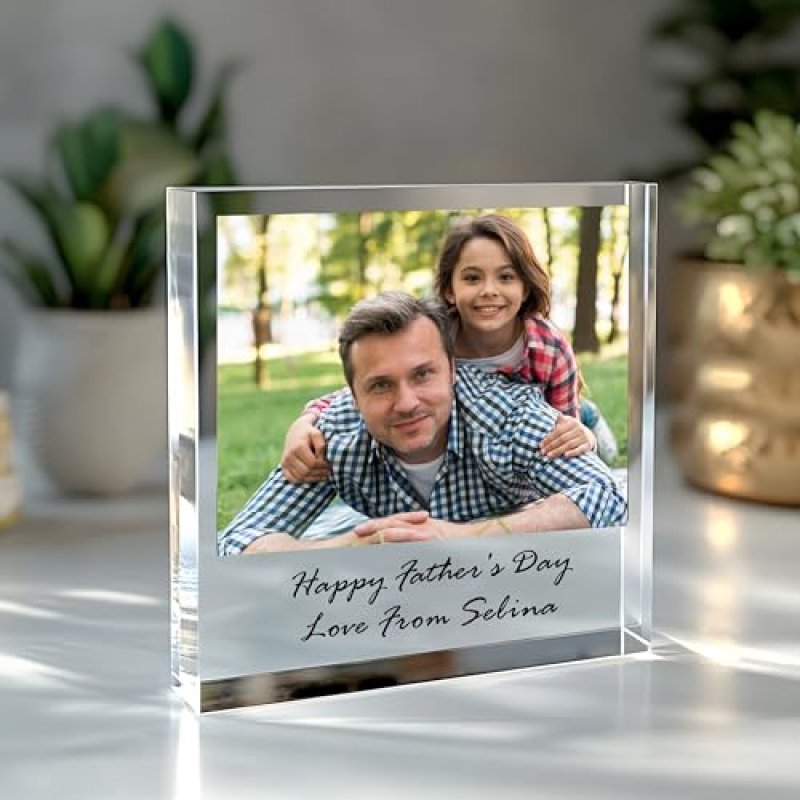 Custom Acrylic Block Picture Frame
