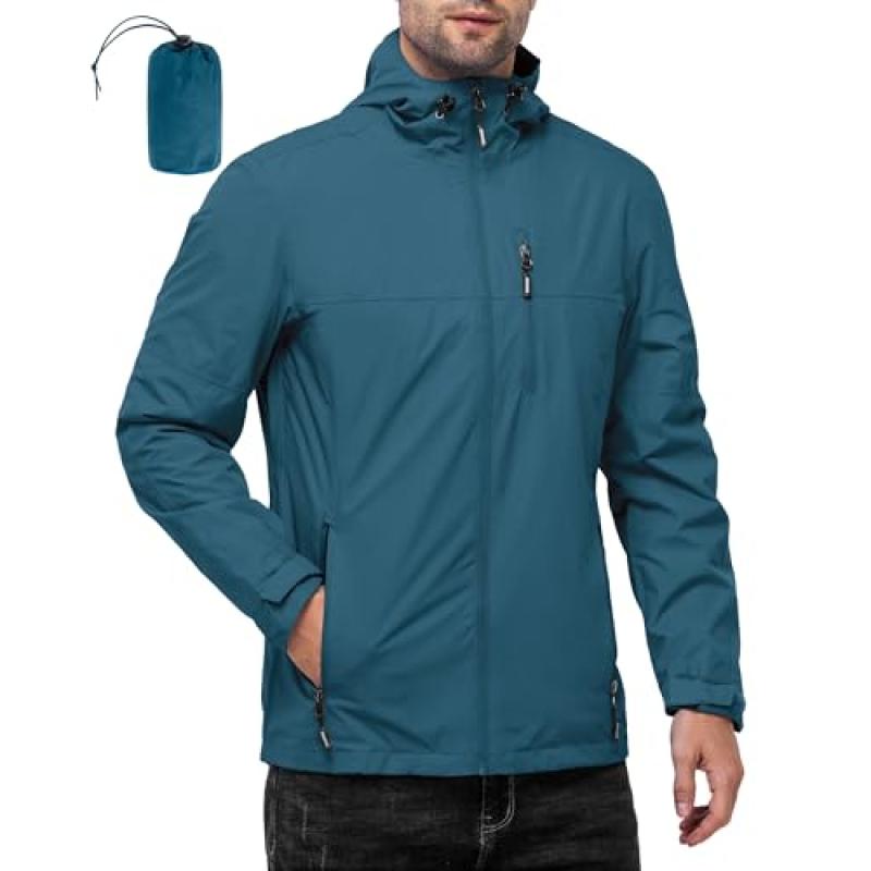 Outdoor Ventures Men's Waterproof Windproof Jacket
