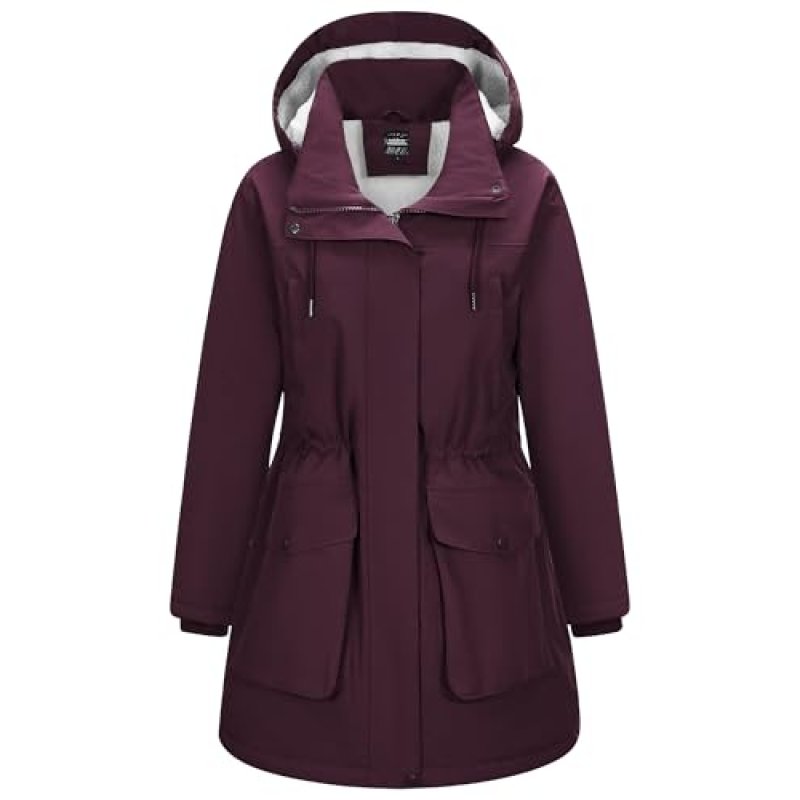 Outdoor Ventures Women's Waterproof Coat with…