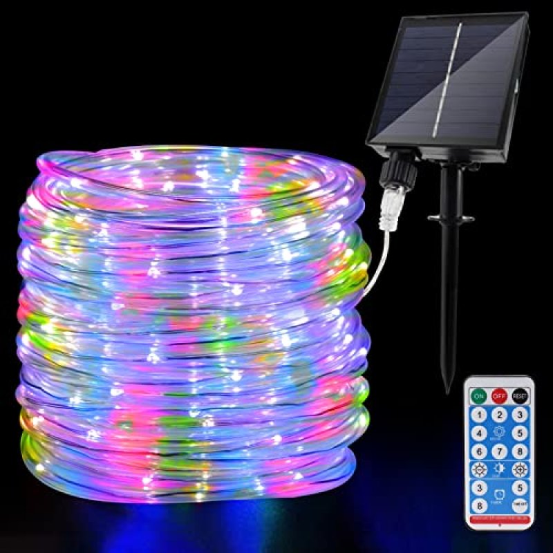 JIMACRO Outdoor Solar Rope Lights