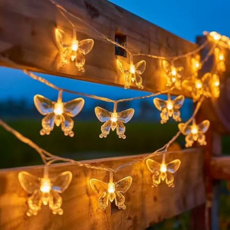 HHMTAKA Butterfly Fairy Lights