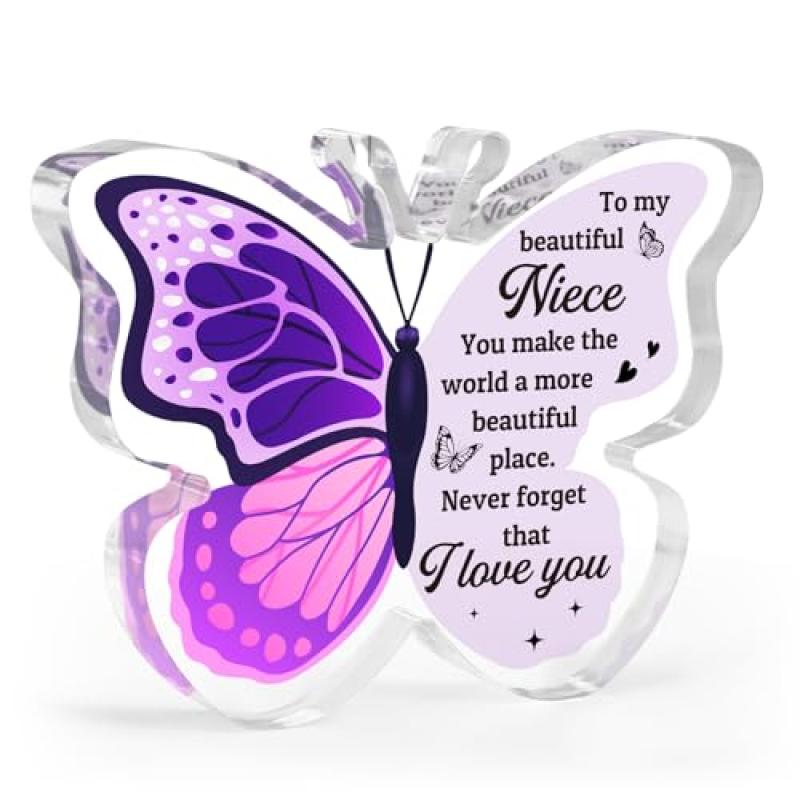 Butterfly Plaque Niece Birthday Gifts