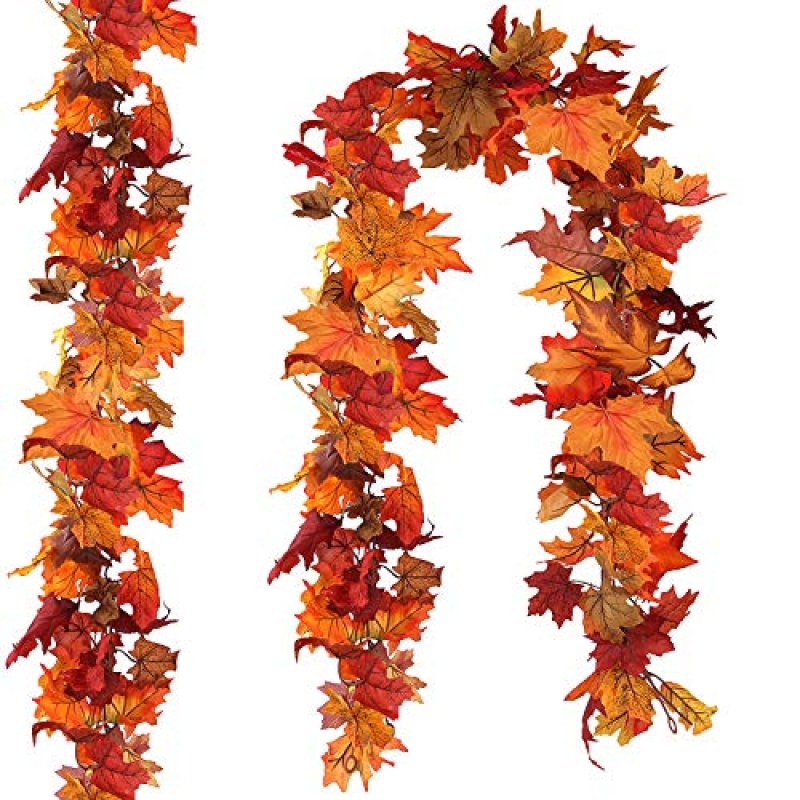 CQURE Autumn Leaf Garland