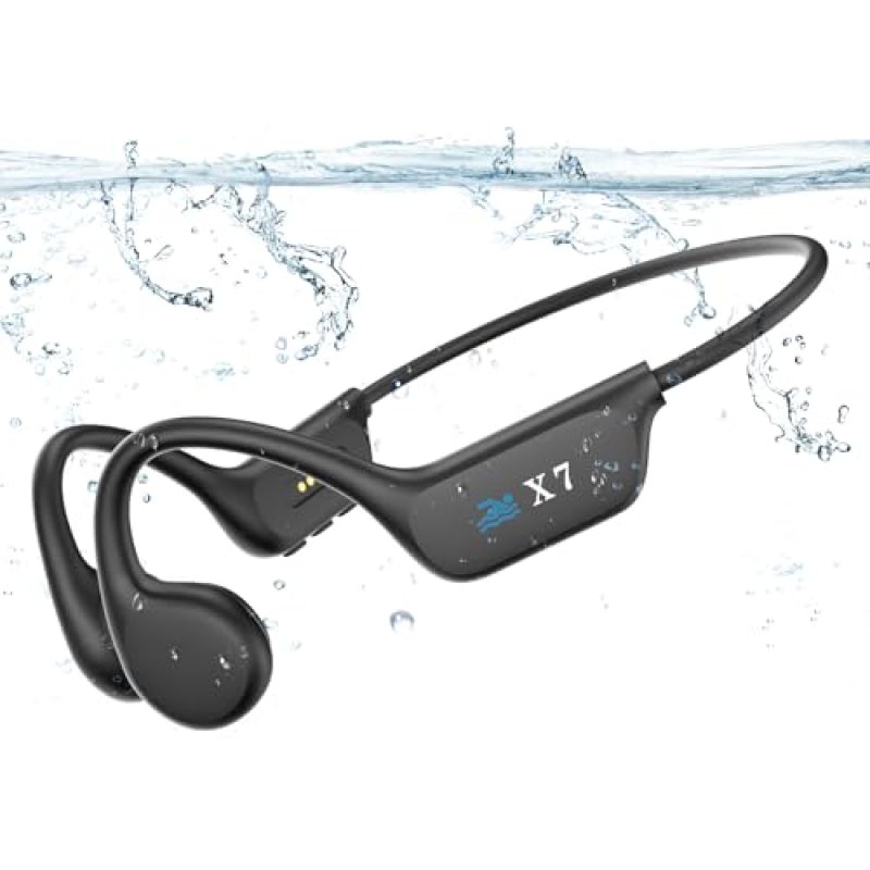 Guudsoud Bone Conduction Swimming Headphones -…