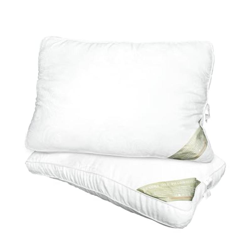 LuxBedCo Silk Pillow Set
