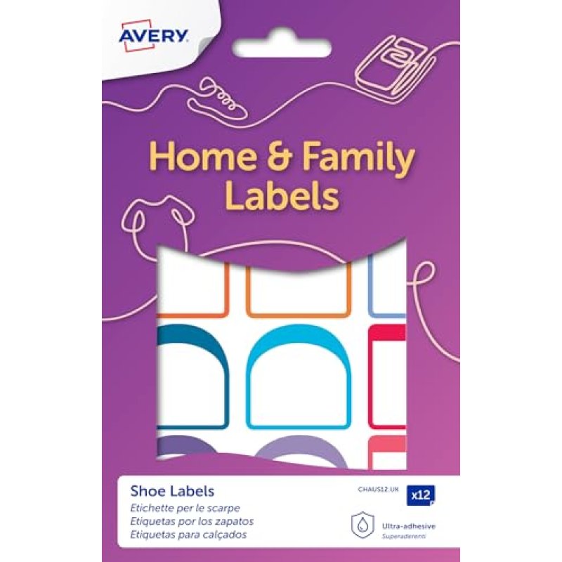 Avery Shoe Labels