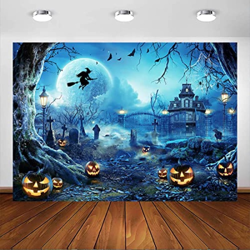 Avezano Halloween Photography Backdrop Horrible…