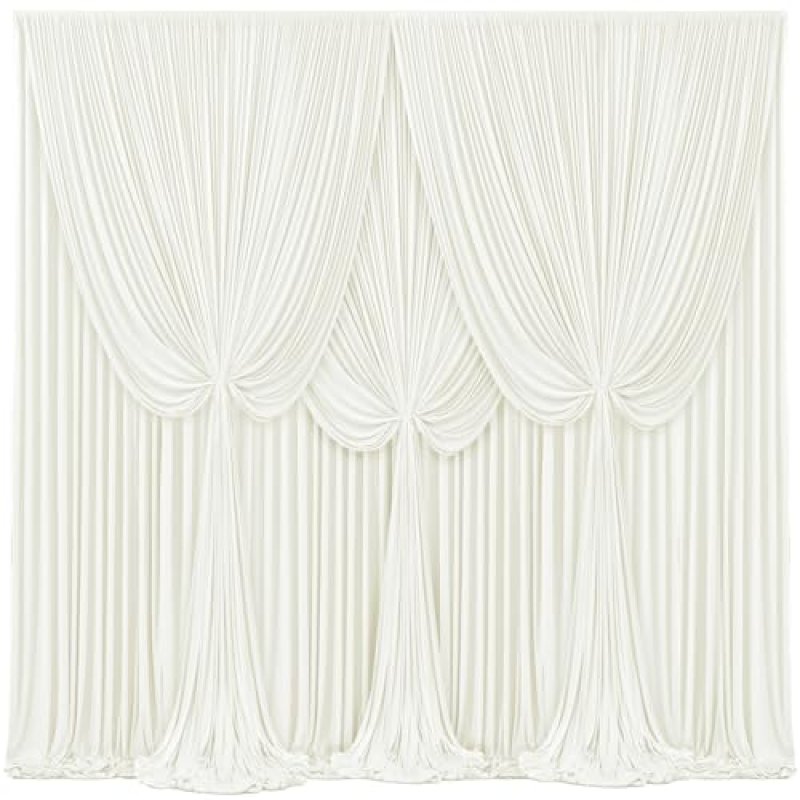 Ivory Backdrop Curtains