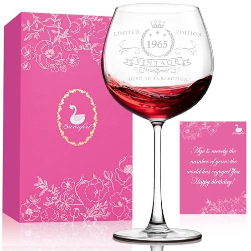 Swanfort 60th Birthday Glass