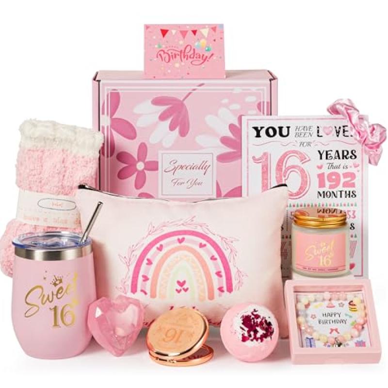 Sweet 16 Pamper Gift Basket for Girls