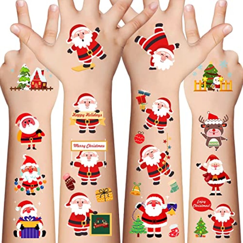 Awinmay Christmas Temporary Tattoos