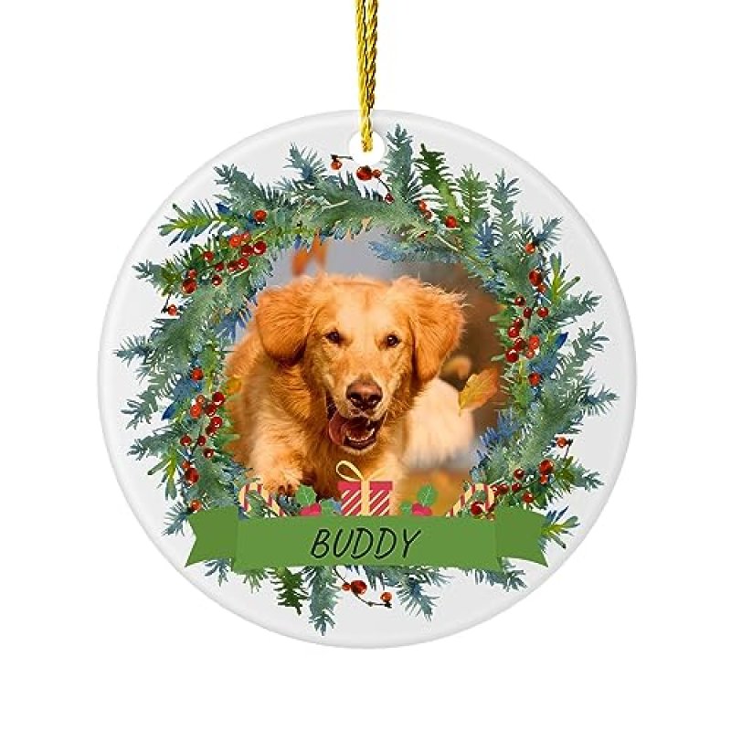 witfox Personalised Pet Ornaments for Christmas…