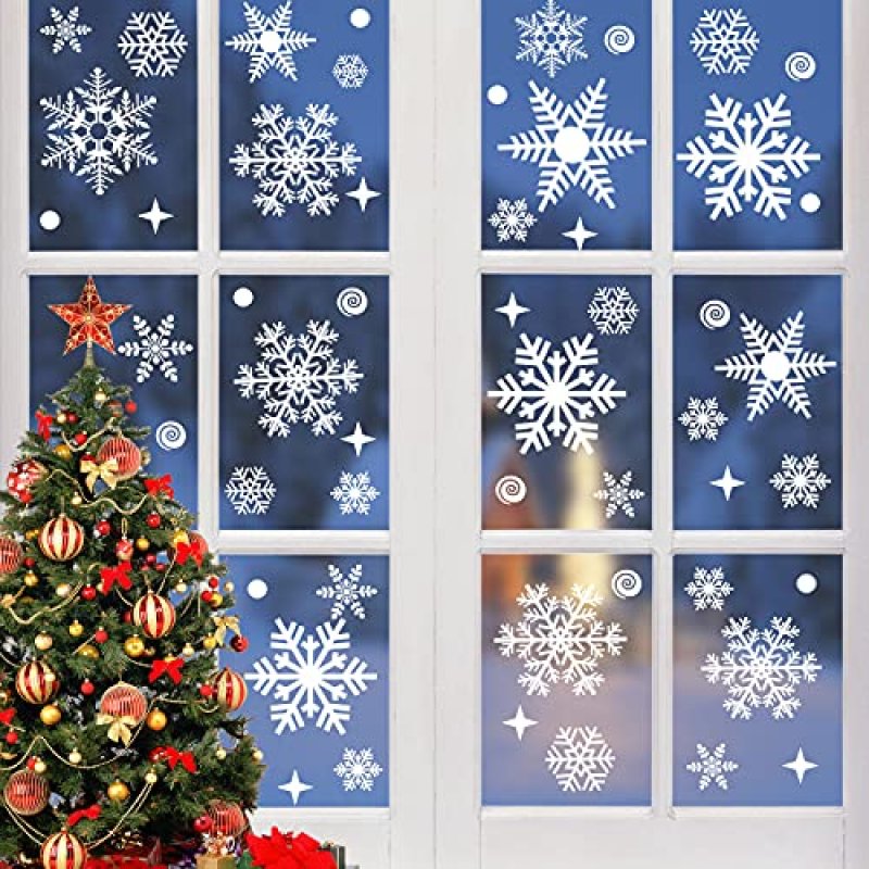 Exiiantag Christmas Window Stickers
