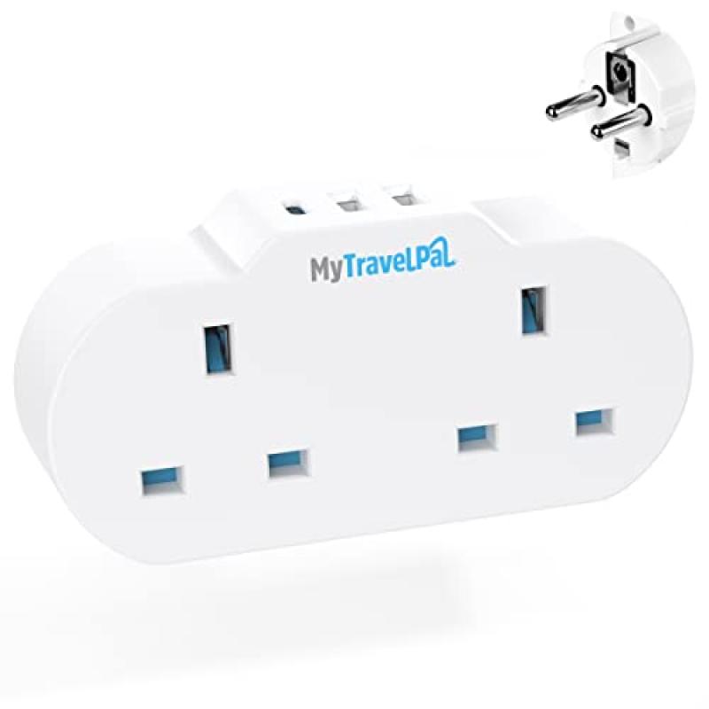 MyTravelPal UK to Europe Travel Adapter