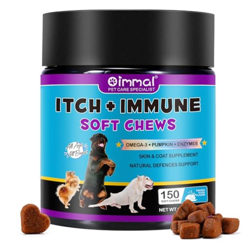 ZyranovaE Itch and Immune Chews for Dogs(150…