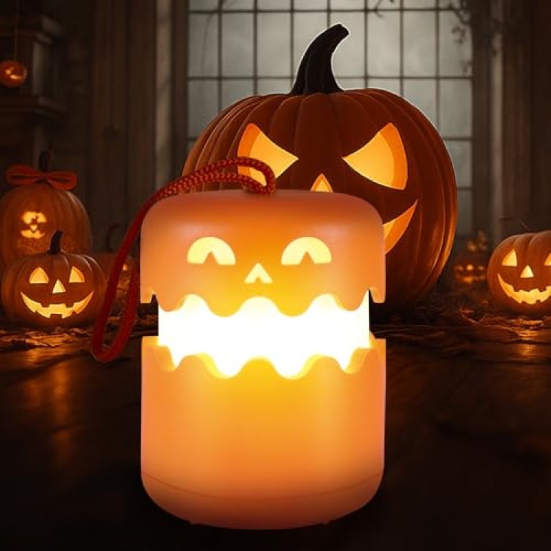 Xyxu Halloween Decorations Pumpkin Night Light,…