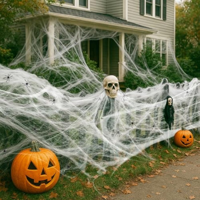 Xyxu Halloween Spider Web Set