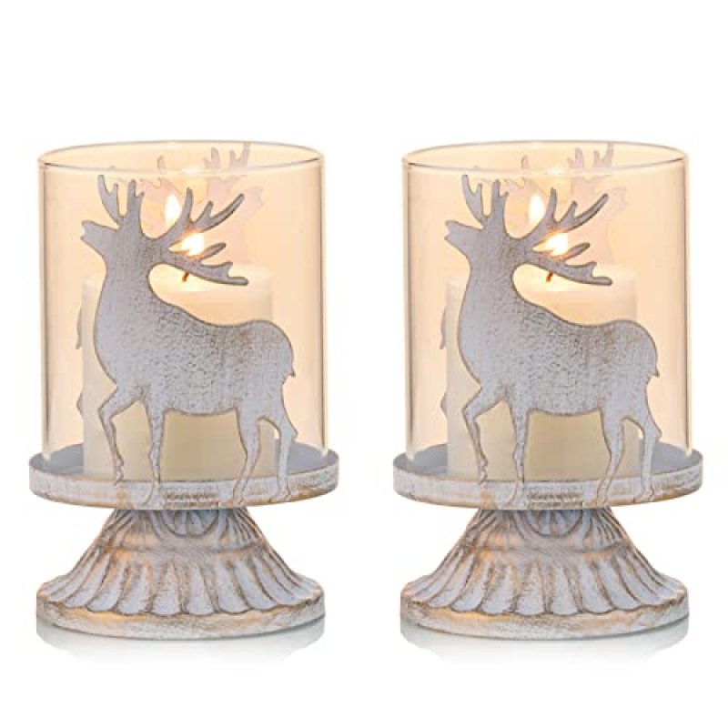 Sziqiqi Vintage Candle Holders, Deer