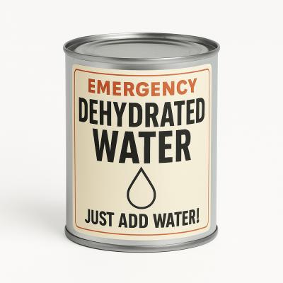 Dehydrated Water