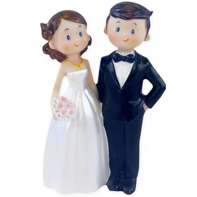 1 Pair Bride and Groom Figurines Cupcakes,Bride…