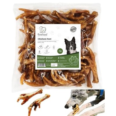 PAWLICIOUS 1Kg 100% Natural Dried Chicken Feet…