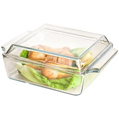 1L Glass Casserole Dishes with Lids - Oven Proof,…
