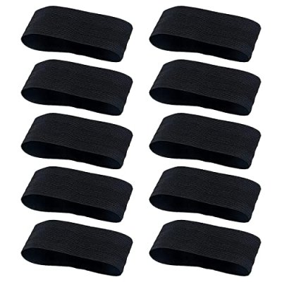 10 PCS Black Armbands Football, Elastic Armbands…