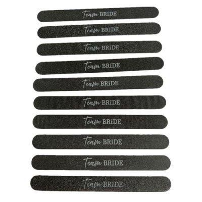 10 x Team Bride Nail Files – Hen Party Favour…
