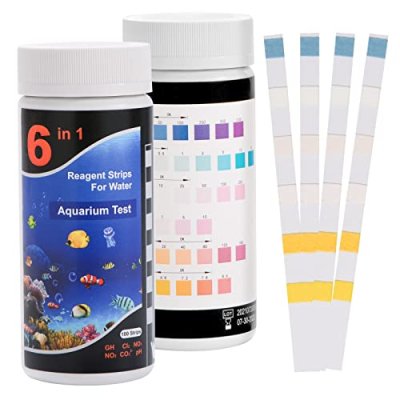 100PCS 6 in 1 Aquarium Test Strips, LUNEKUCK Fish…