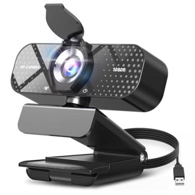 TRAUSI 1080P HD Webcam with Mic