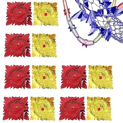 GRVICH 12 Pack Christmas Foil Garland Festive…