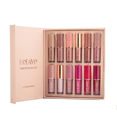 12-Colour Liquid Lipstick Set