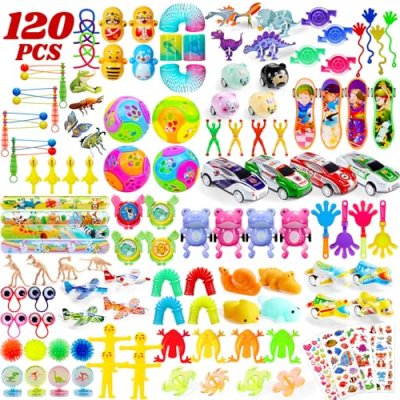 TOANWOD 120Pcs Party Bag Fillers: Stocking…