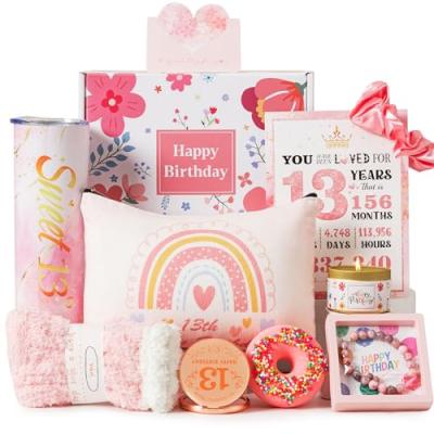 13th Birthday Gifts Basket for Girls