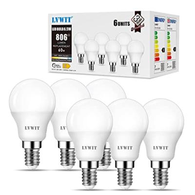 LVWIT E14 LED Light Bulb 6.5W Cool White