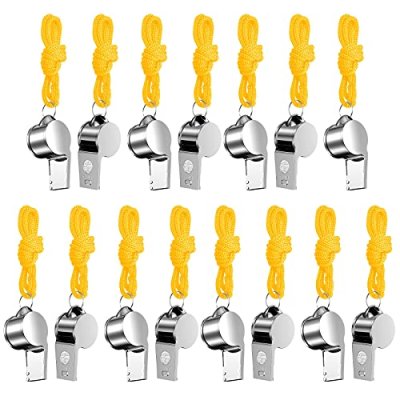 PUFEUOO 15Pcs Whistles Sports Whistle Referee…