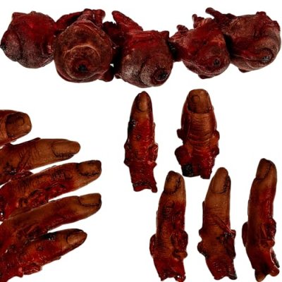 15 Pieces Halloween Broken Fake Body Parts…