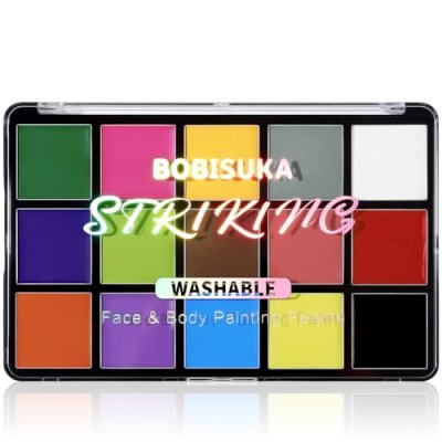 BOBISUKA 15-Color Face & Body Paint