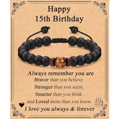 TEVOP 15th Birthday Bracelet for Boys