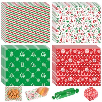 PLULON 160 Pcs Christmas Food Basket Liners Wax…