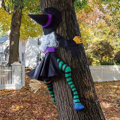 POPGIFTU 160cm Crashing Witch Halloween…