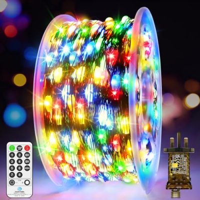 170 FT 500 LED Christmas Tree Lights Outdoor…