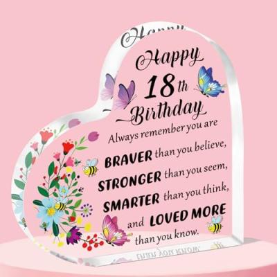 QMVMV 18th Birthday Keepsake Plaque Sign