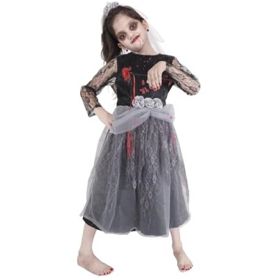 A2Z 4 Kids Zombie Bride Dress
